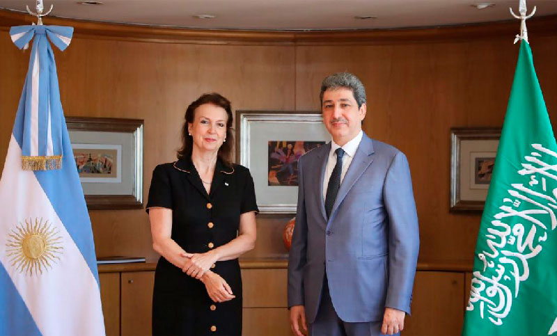 Mondino se reunió con embajador de Arabia Saudita, quien señaló su interés en invertir en Argentina