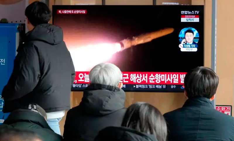Corea del Norte disparó «varios» misiles de crucero, según Ejército surcoreano