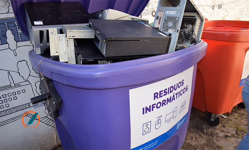 Realizaron nueva jornada de reciclaje de electrónicos: ¿cuándo se repetirá y qué se puede llevar?