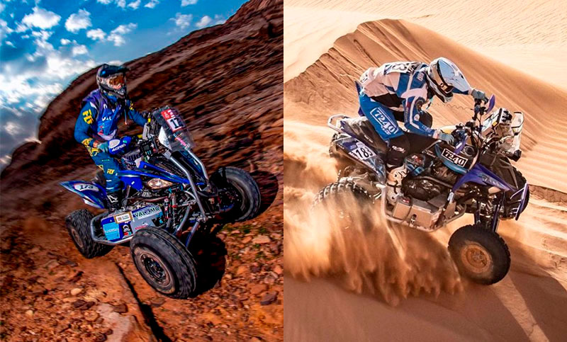 Moreno Flores y Andújar: primeros en categoría cuatriciclos del Rally Dakar