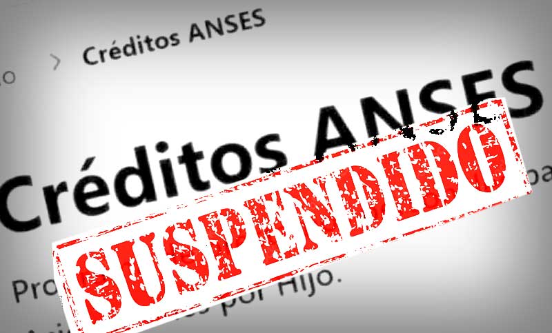 El Gobierno suspendió los créditos de Anses para trabajadores y jubilados