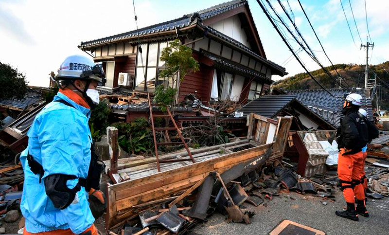 Ascienden a 126 las víctimas fatales del terremoto en Japón