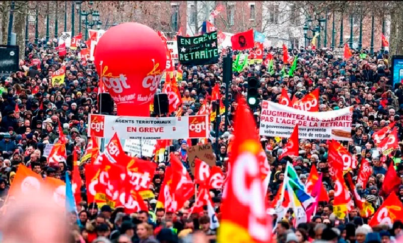 En el exterior: sindicatos, partidos políticos y organizaciones sociales apoyan el paro general
