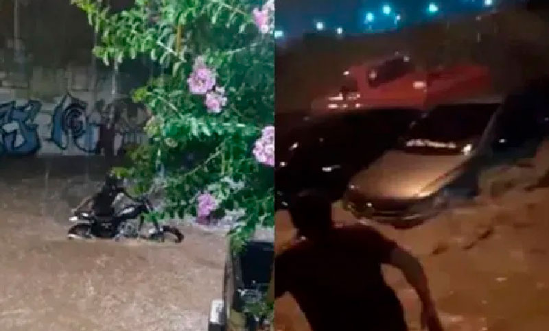 Impresionante temporal en Jujuy: arrastró autos y ocasionó destrozos