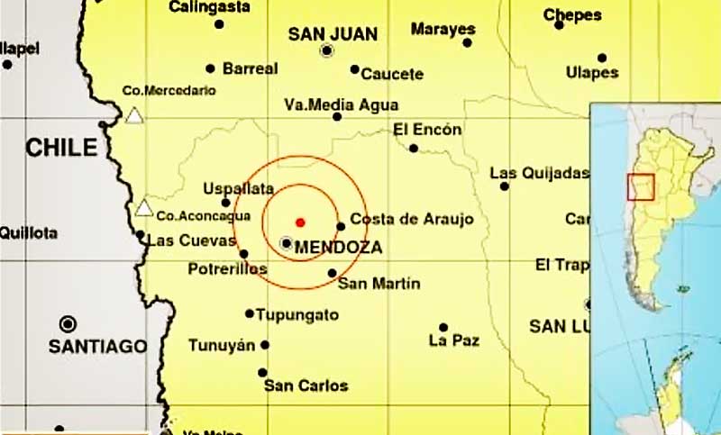 Fuerte sismo en Mendoza también se sintió en San Juan