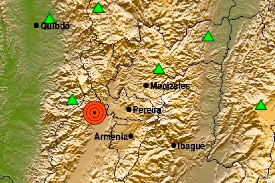 Se registró un terremoto de 5,6 grados en el departamento de Valle del Cauca