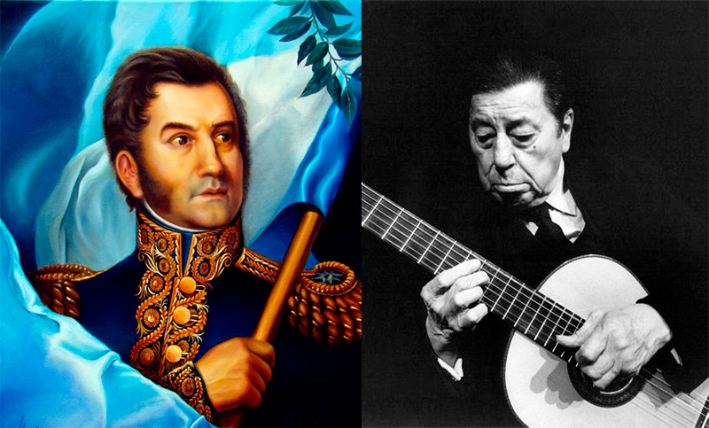 San Martín, Yupanqui y la música de la «Patria Grande»
