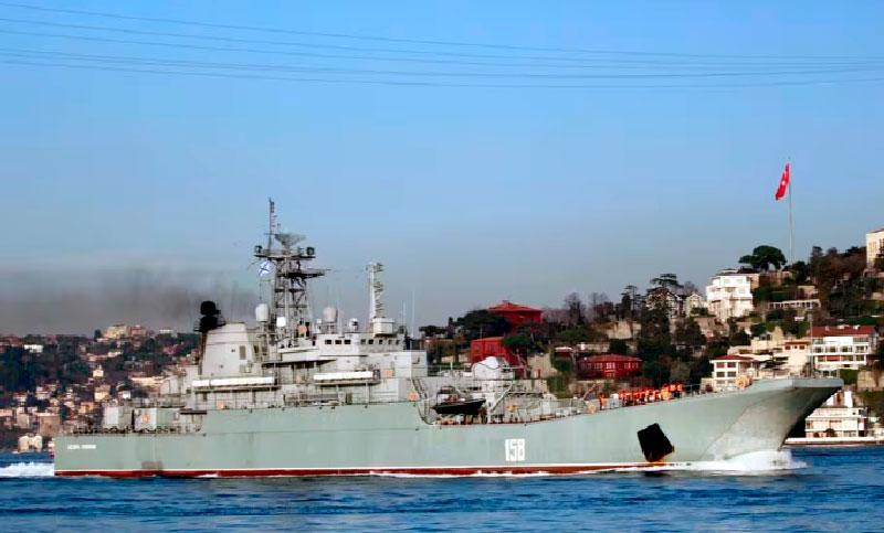 Ucrania destruye un buque de guerra ruso y reporta tres muertos en un ataque ruso en Donetsk