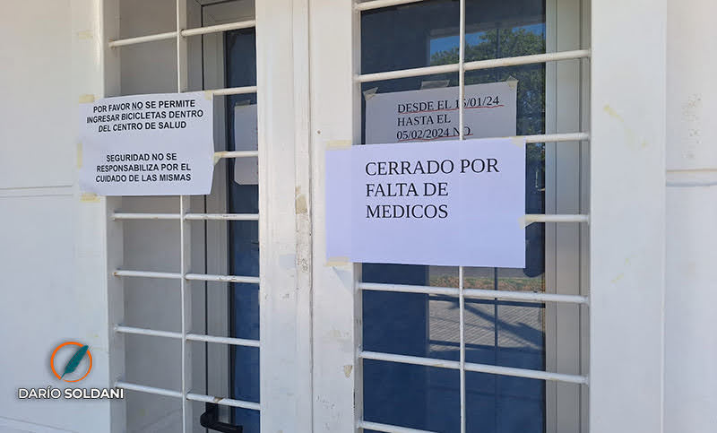 Un centro de salud del noroeste rosarino no atiende al público por “falta de médicos”