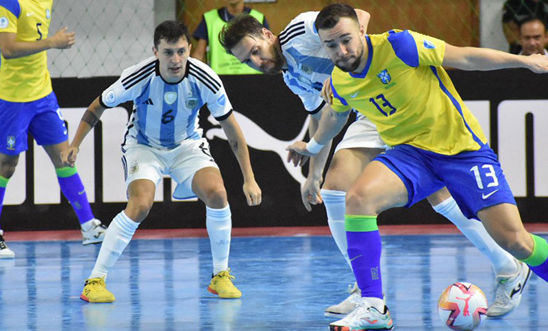 Argentina perdió con Brasil en la Copa América de futsal