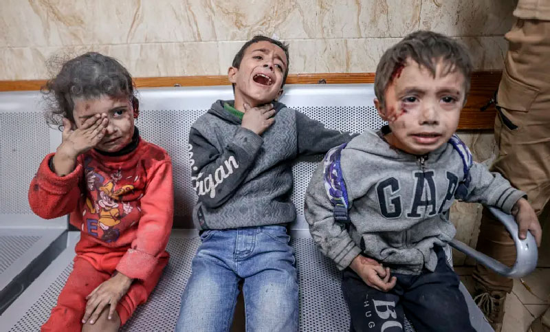 Casi todos los niños de la Franja de Gaza necesitan atención psicológica por la devastación israelí