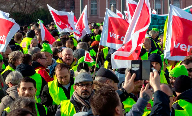 Una huelga en los transportes públicos alcanza a varias ciudades de Alemania