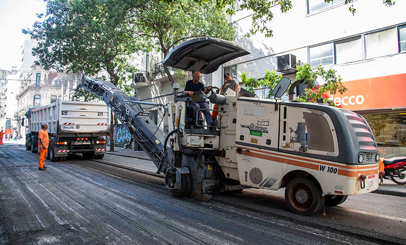 El fin de semana habrá cortes en las esquinas céntricas de calle Santa Fe por obras de pavimentación