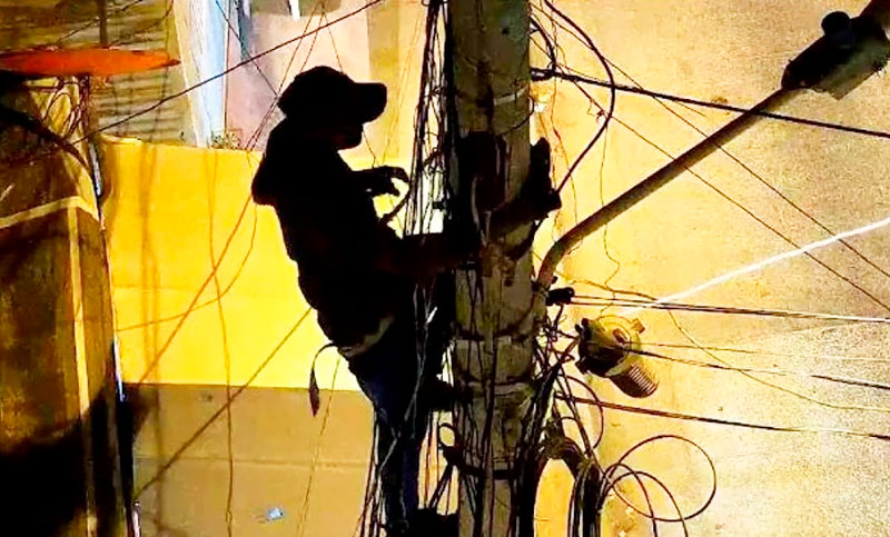 Durante enero en Rosario detuvieron a 95 personas por robo de cables