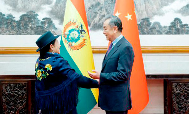 Bolivia y China fortalecen sus relaciones bilaterales con el encuentro de sus Cancilleres