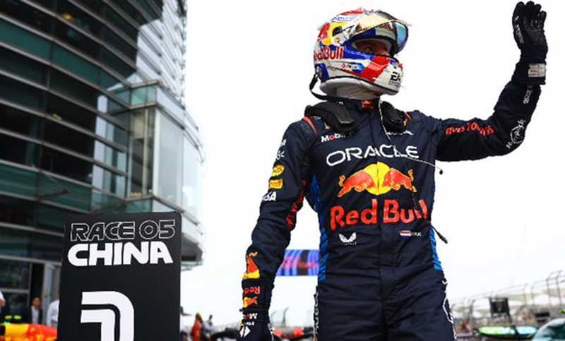 Verstappen se quedó con pole position en el Gran Premio de China