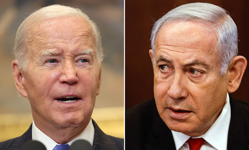 Biden le dijo a Netanyahu que Estados Unidos no participará en ninguna contraofensiva contra Irán
