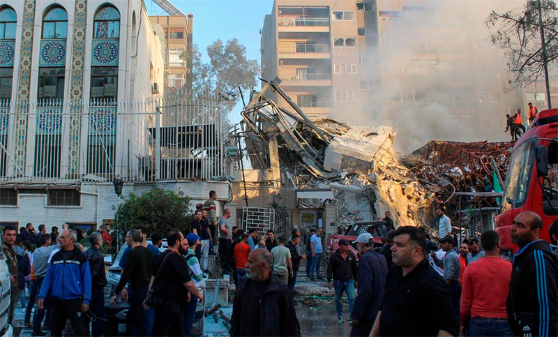 El Pentágono culpabilizó a Israel por el ataque aéreo al consulado de Irán en Damasco