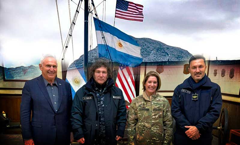 Milei con la generala Richardson: «La mejor manera de defender la soberanía argentina es reforzar alianza con Estados Unidos»