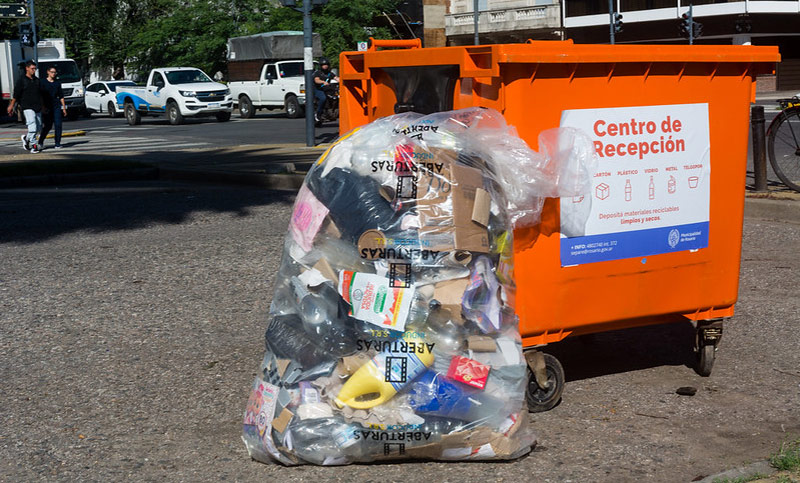 Suspendieron el canje de reciclables en plaza Las Heras