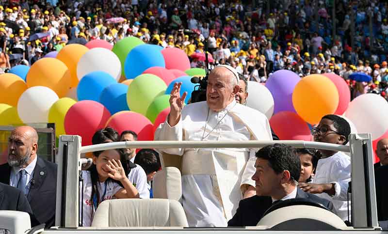 Francisco inauguró el «Día Mundial del Niño» en Roma