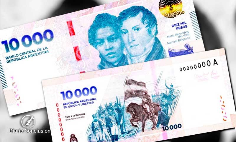 El nuevo billete de $10.000 ya está circulando: ¿cómo distinguir uno falso?