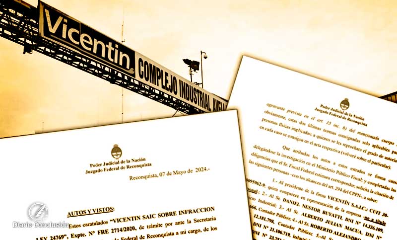 Procesan a catorce ex directivos de Vicentin por falsificar información para recibir dinero del Estado