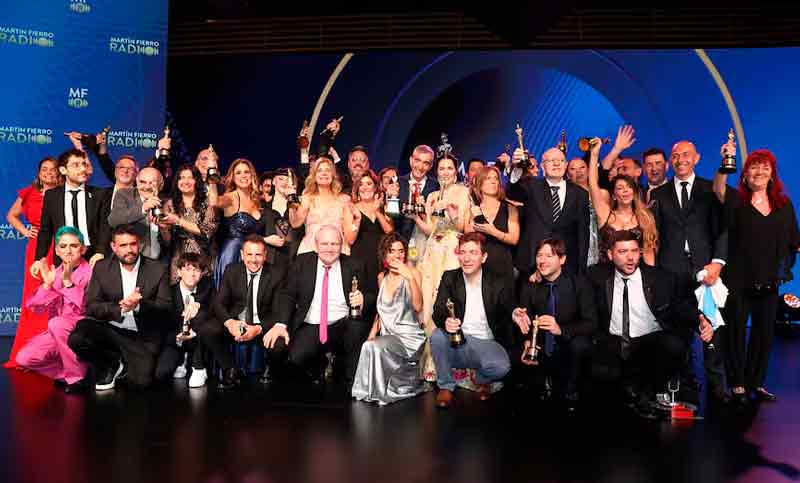 Los Martín Fierro de la radio: enterate quiénes fueron los ganadores de una noche a puro glamour