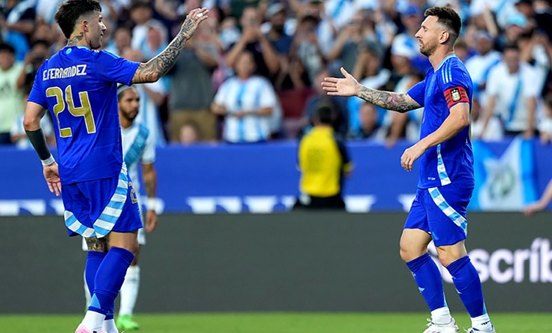 Argentina apabulló a Guatemala y ya piensa en la Copa América