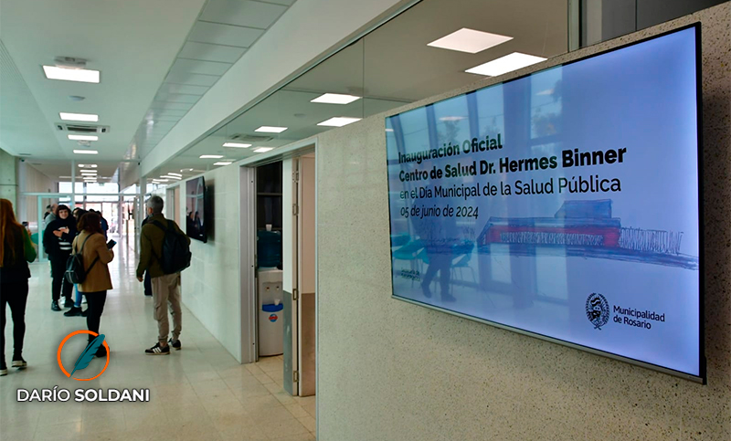 Se inauguró un nuevo Centro de Salud que llevará el nombre de Hermes Binner