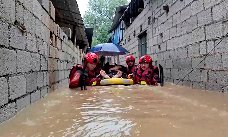 Alerta por inundaciones y deslizamientos en Wuping: hay al menos cinco muertos y quince desaparecidos