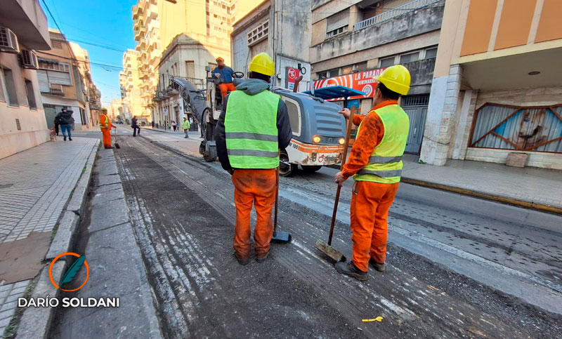 Plan de calles: el Municipio intensifica los trabajos de repavimentación en el mes de julio