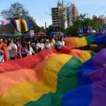 Gremios se acoplan a la Marcha Antifascista para expresar su rechazo al Gobierno nacional