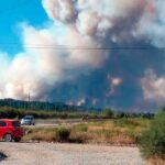 Ordenan evacuación urgente por el avance del fuego en El Bolsón