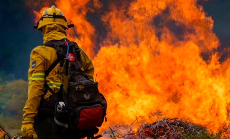 Incendios en la Patagonia: brigadistas afectados por un cuadro de intoxicación