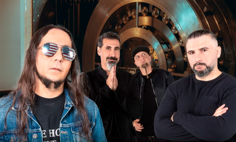 Con su rock moderno, System of a Down regresará a Argentina